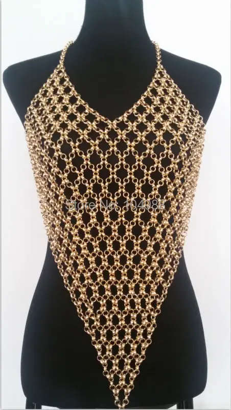 FREE SHIPPING New Style B626 Women Fashion Gold Chains Harness Chains Sexy Body Chains Longer Clothing Chains Jewelry 3 Colors