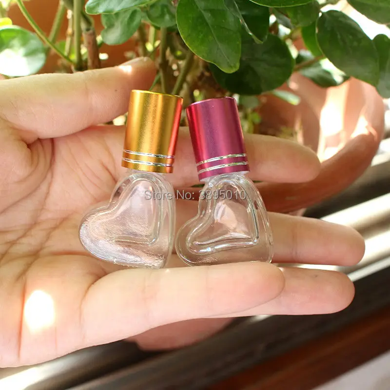 5ml Mini Refillable Perfume Bottle With Roll-on Glass Empty Essential Oil Bottle F1170