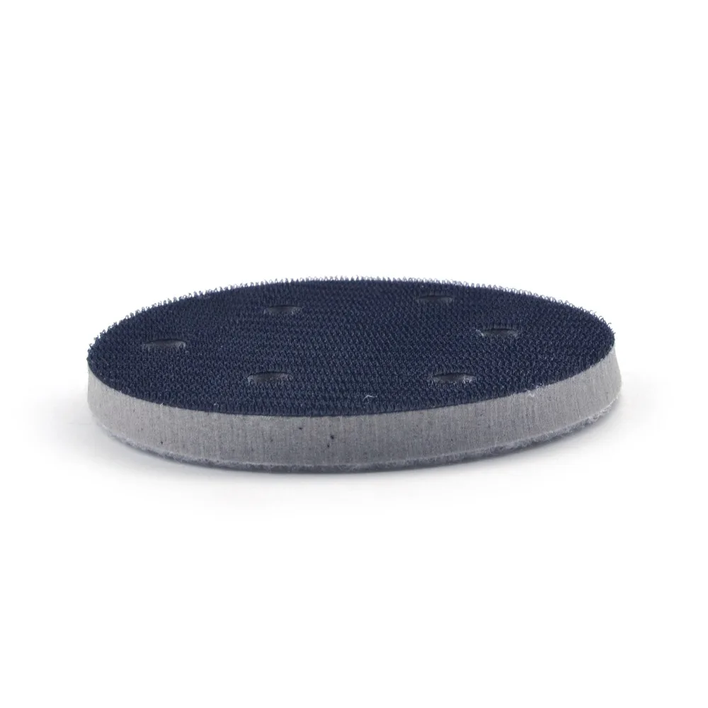 5 Inch (125mm) 6 lỗ Cao Mật Độ Cứng Xốp Bảo Vệ Bề Mặt Giao Diện Miếng Lót cho 5 "Tấm Chà Nhám, Công Suất Chơi Cát Phụ Kiện