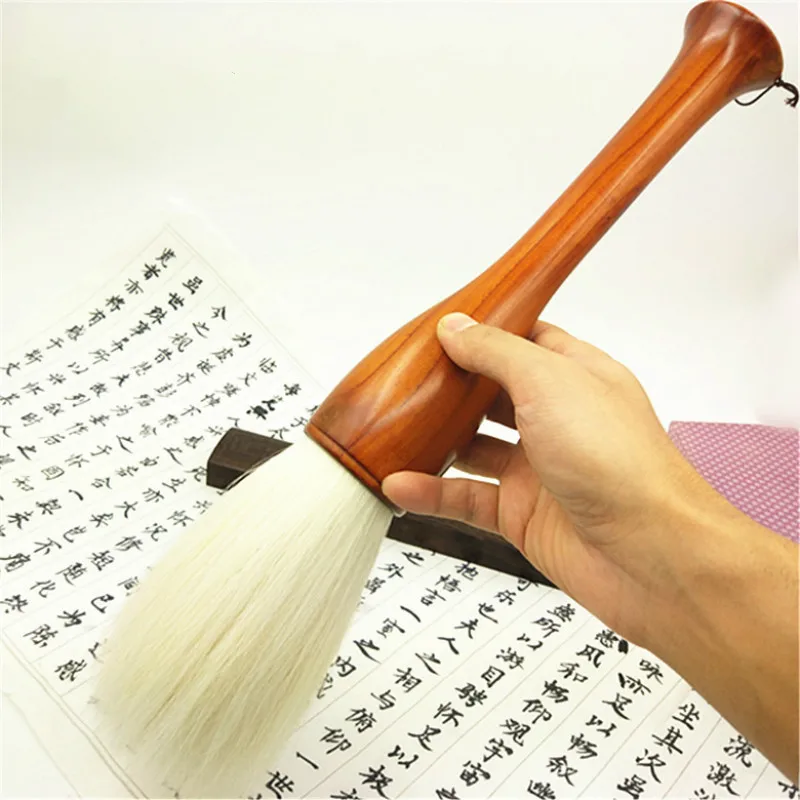 Soft Woolen Hair Chinese Calligraphy Brush Pen Chinese Painting Brush Ink Painting Spring Festival Couplets Hopper-shaped Brush