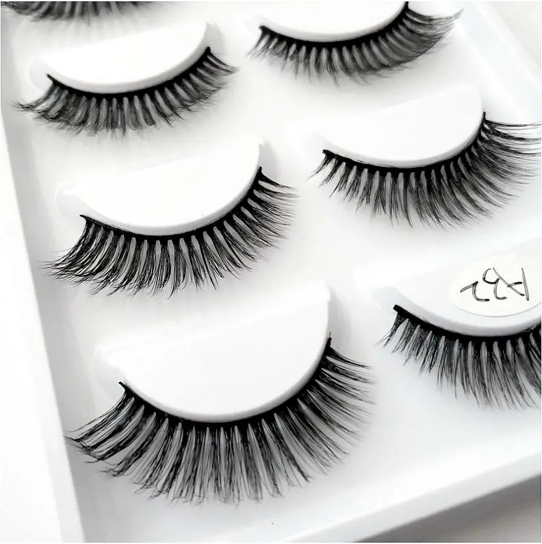 38 Styles New Luxry Thick False Eye Lash 100% Real 3D Mink Eyelashes 5 Pairs Eyelash Makeup Kit Professional Lashes makeup tools