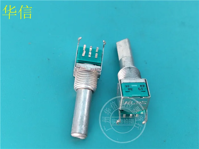 Original new 100% RK09L12BOF25COA103 9011 horizontal double potentiometer A10K 103A A103 handle 25MMF (SWITCH)