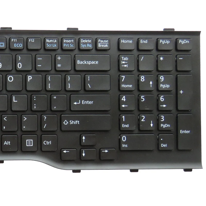 GZEELE New US Laptop Keyboard For FUJITSU Lifebook AH532 A532 N532 NH532 PN:MP-11L63US-D85 Notebook Replacement english keyboard