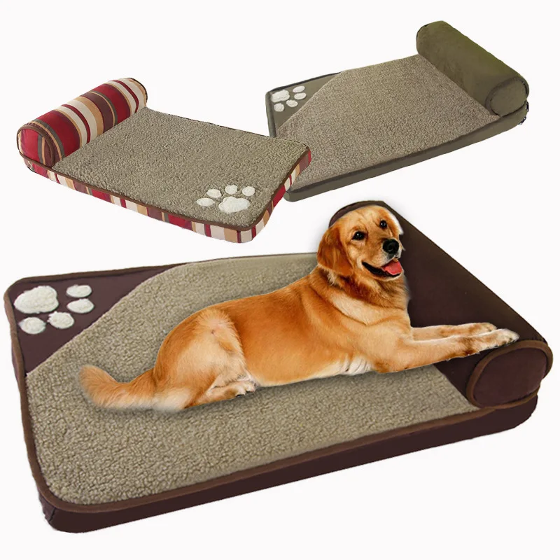 

DSOFT 2020 Fashion Classic Pet Litter Pad Large and Small Pet Bed Comfortable Pillow Bed Large Detachable Soft Pet Sofa