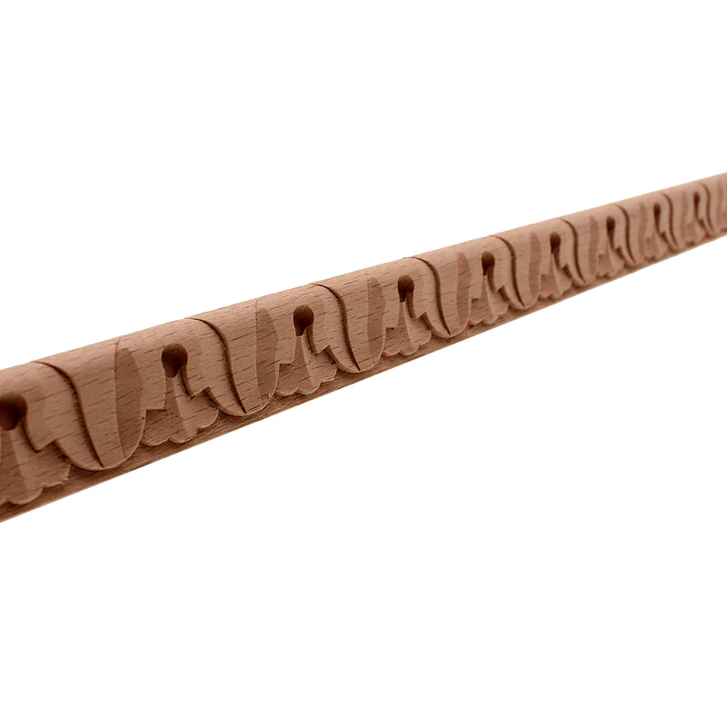 RUNBAZEF Practical Boutique Exquisite Classic Rubber Wood Carved Applique Retro Furniture Craft Vintage Home Decor Color