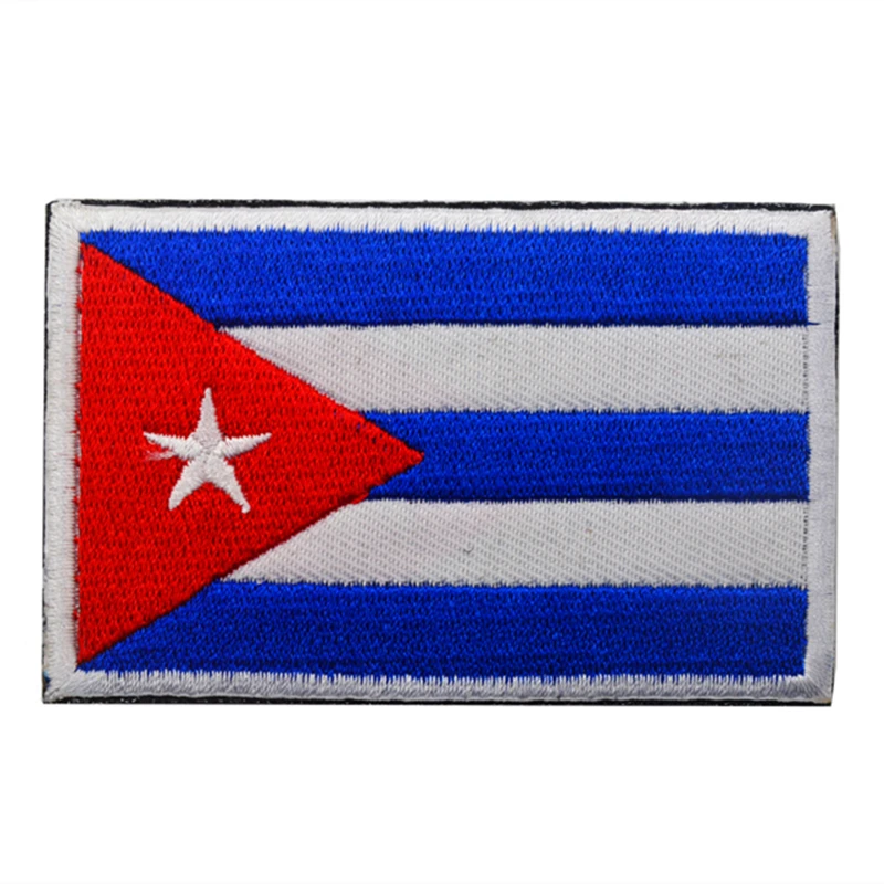 1PC 3D Embroidered Georgia Estonia Kuwait Cuba Jordan Egypt Jamaica Salvador Flag Patch Sew On Clothes Armband Backpack Sticker