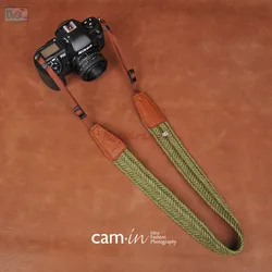 Green CAM-in Universal Cotton Camera Neck Carrying Shoulder Strap for Sony Sigma Kodak Panasonic Fujifilm