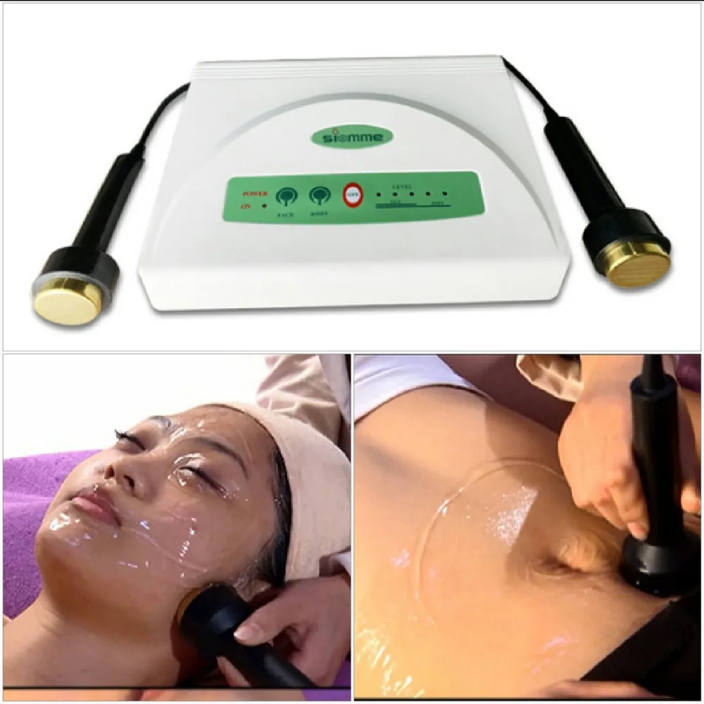 Microcomputer Ultrasonic Facial Massager High Frequency Vibration Body Ultrasound Machine Face Skin Cleaner Anti Wrinkle Device