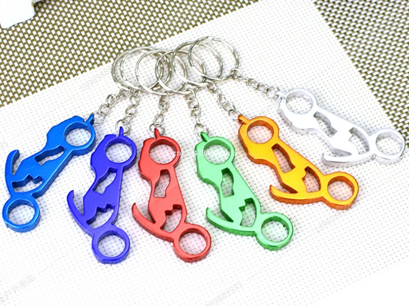 240Pcs Motorcycle Shaped Metal Bottle Opener Party Favor Wine Openers Can Opener with Key Chain Promotional Gift Wholesale