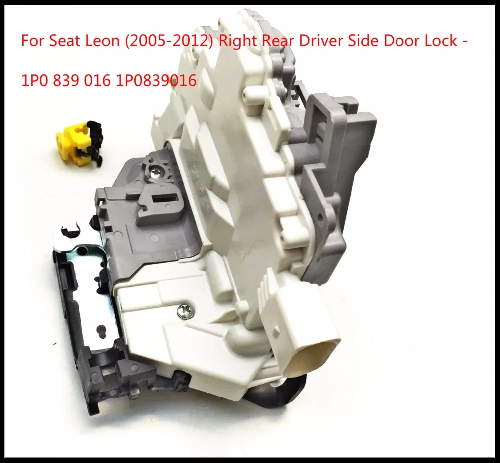 

only For Seat Leon (2005-2012) Right Rear Driver Side Door Lock with Central Locking Catch Mechanism - 1P0 839 016 1P0839016