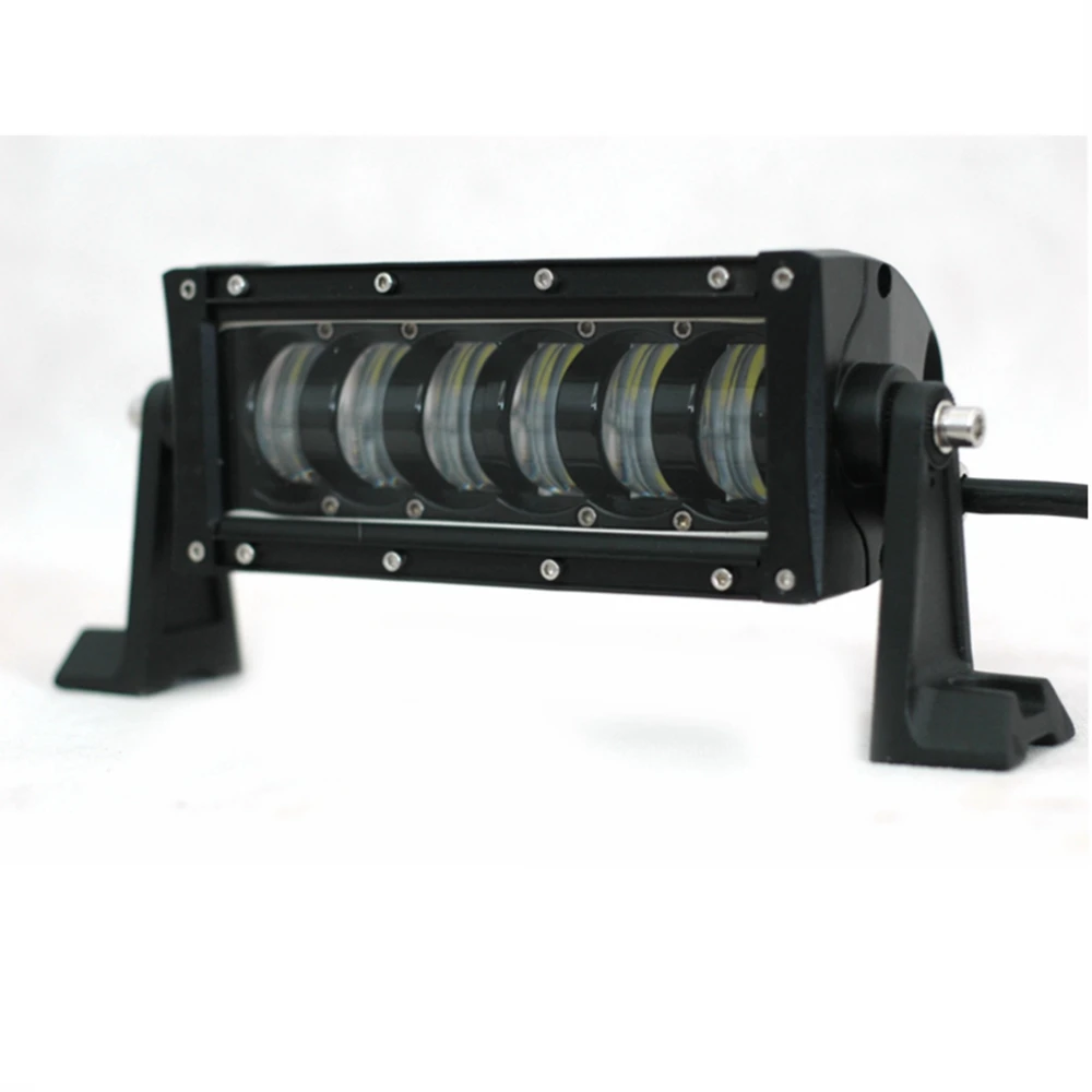 New 10.6 Inch 48W Single Row Led Light Bar Hi Lo Beam 12V 24V Offroad Driving Bar Light For Jeep, 4X4, Car, Boat, Camping