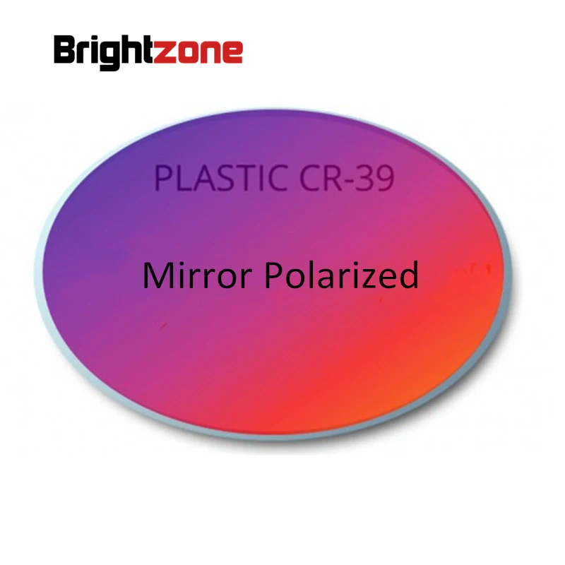 New items high grade brand CR-39 resin mirror colorful polarized lenses myopia polarized sun-lens customized(one pair price)