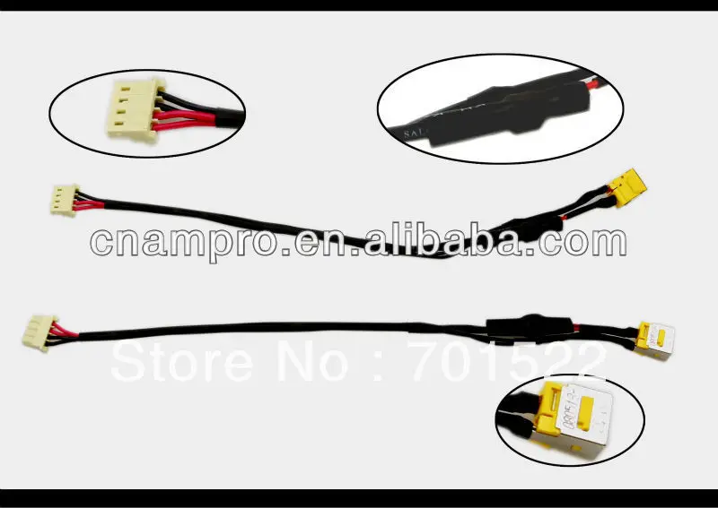 Notebook Laptop DC Power Jack Conector Sockt Cabo para Acer Aspire 5920 5920G Series Com Cabo - PJ120