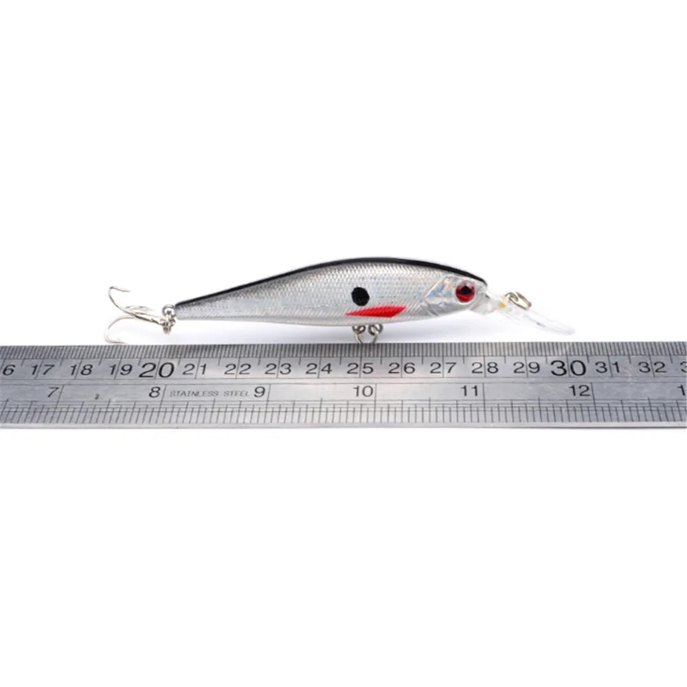 1PCS  9.2g 10cm Minnow Fishing Lure Wobbler Artificial Fly Fishing Hard Bait Plastic Fish peche Carp Fishing Accessories