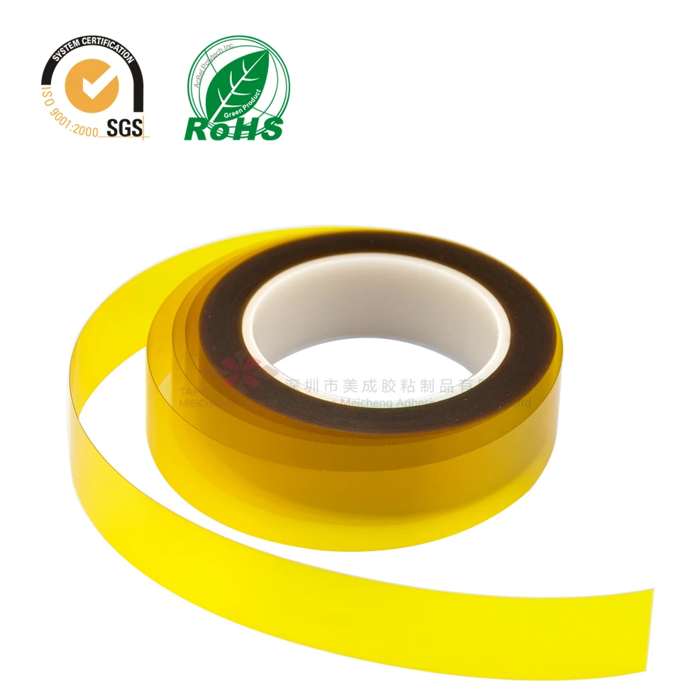 Double Sides Sticky Tape 5-25mm * 20 Meters 0.1mm Thick High Temperature Withstand Polyimide Film for PCB SMT Motor transformer