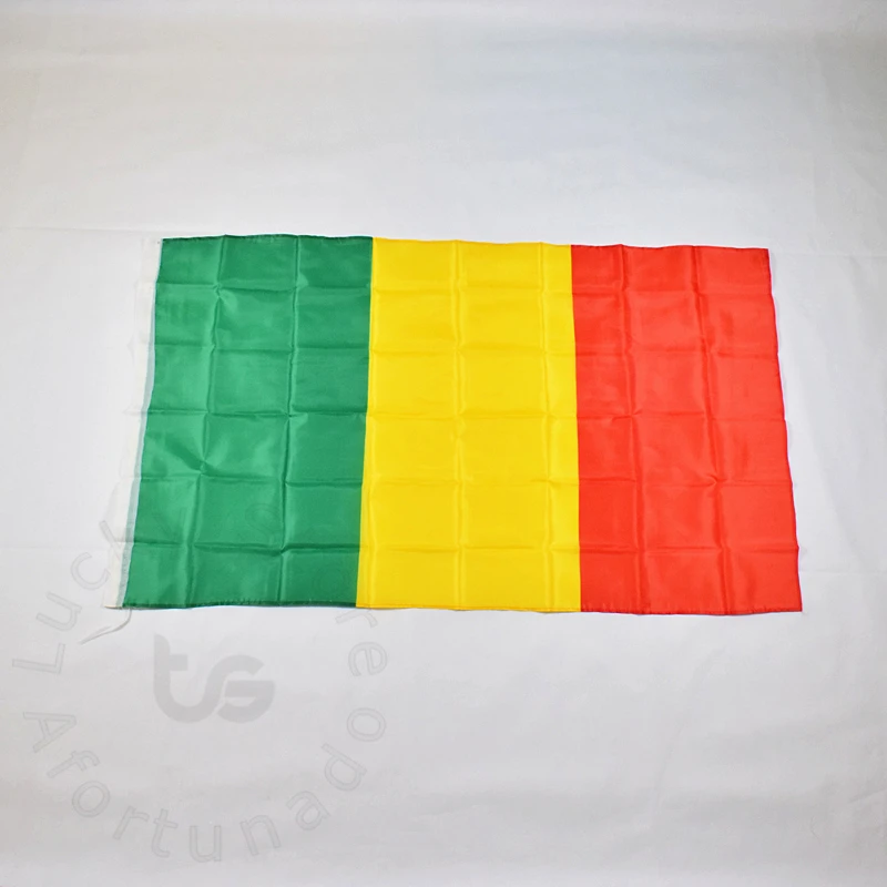 Mali 90*150cm flag Banner Hanging Mali  National flag  for meet,Parade,party.Hanging,decoration