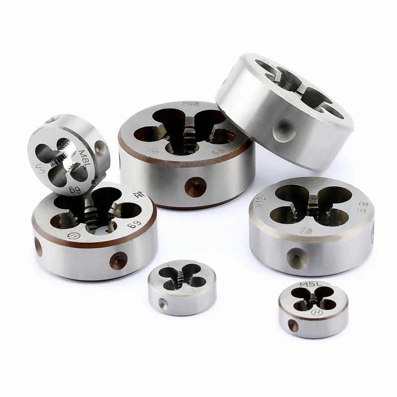 Left Hand Threading Die 1pcs Metric Thread Cutting Dies Tools for Metalworking M3 M4 M5 M6 M8 M10 M12 M14 M16 M18 M20