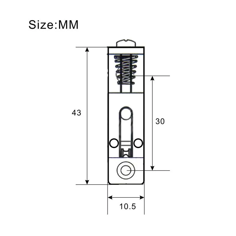 luxury Solo Single Guitar Roll Bridge w/ Wrench Screw for 3/4/5/6/7/8 String Guitar Cigar Box Banjo Parts