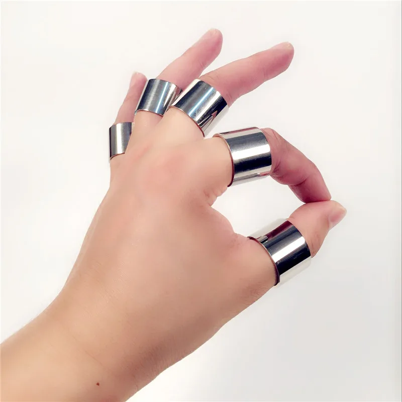 14mm 18mm Fashion Retro Classics Stainless Steel Ring Trendy Wedding Jewelry For Woman Man