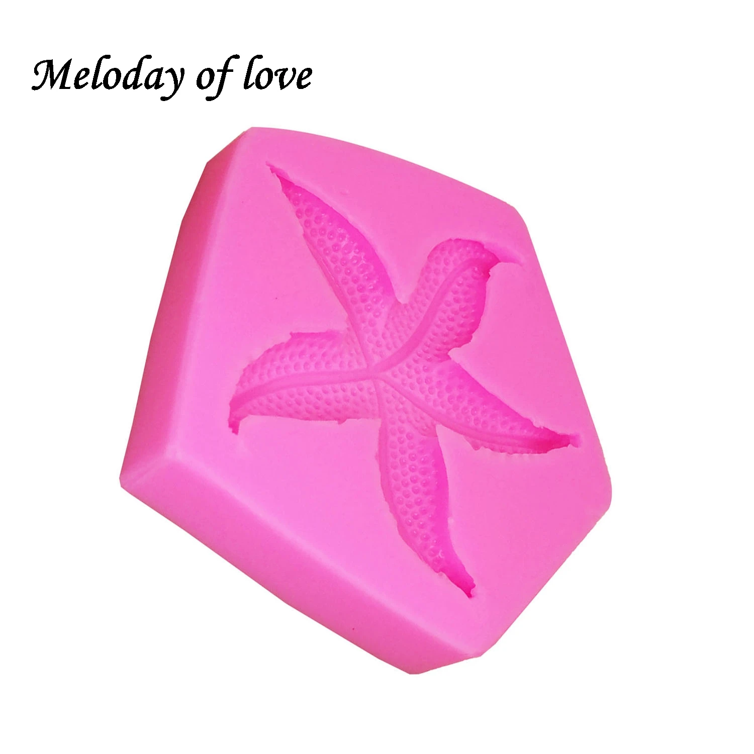 Starfish soap making mould chocolate cake decorating tools DIY sea star fondant silicone mold baking tools for cakes T0412