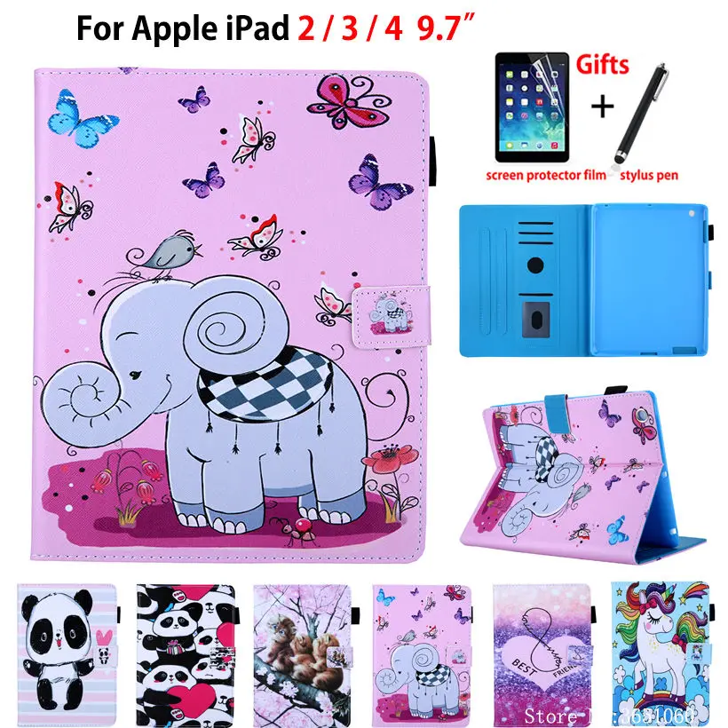 Cartoon Case For Apple iPad 2 3 4 9.7