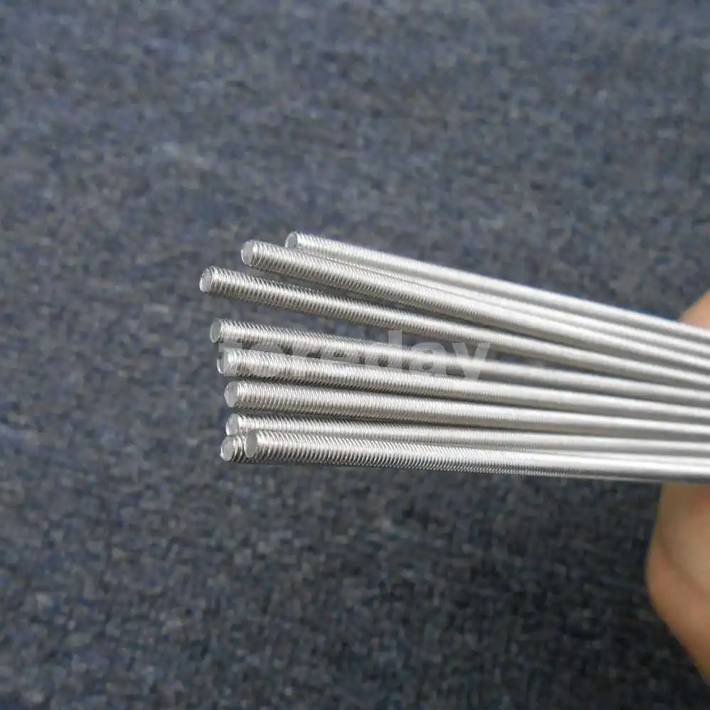 3-50PCS X M3X250MM Threaded Rod 304 Stainless Steel Palatal Bar Wire Screw 0.5M 0.5MM Pitch 3MM 250MM Screws 3/5/10/50PCS *BT982