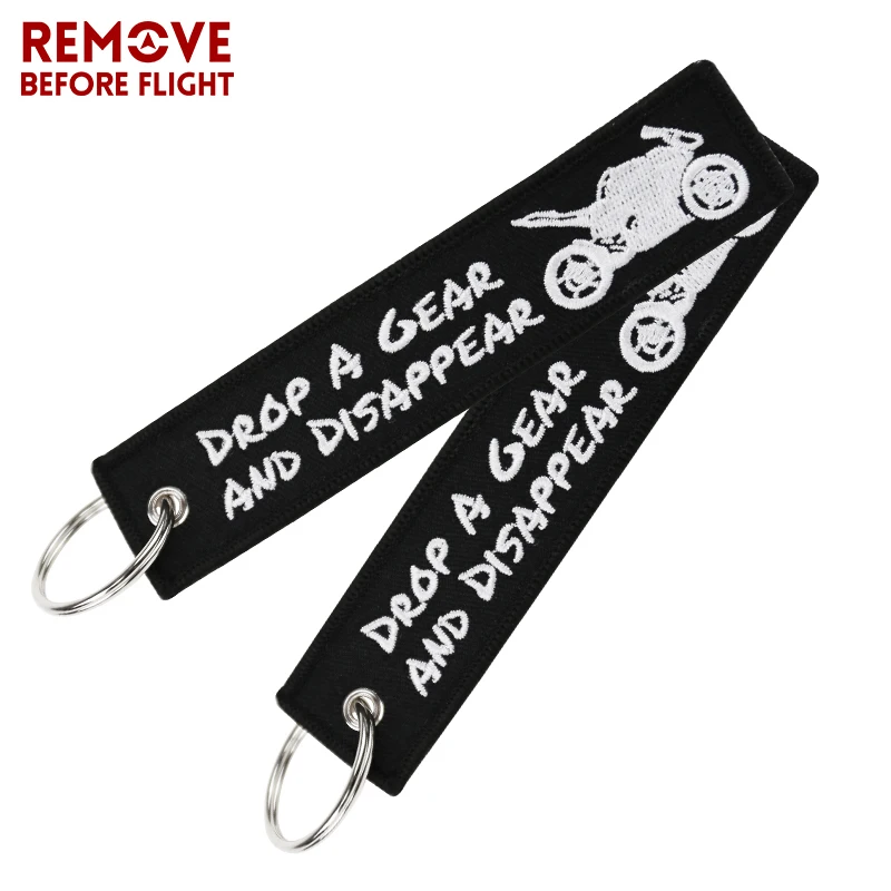 3PCS Cool Keychains for Car Keys Motorcycle Key Ring 6 5 4 3 2 N Stalls Key Tag Remove Before Flight Biker Heartbeat Key Chain