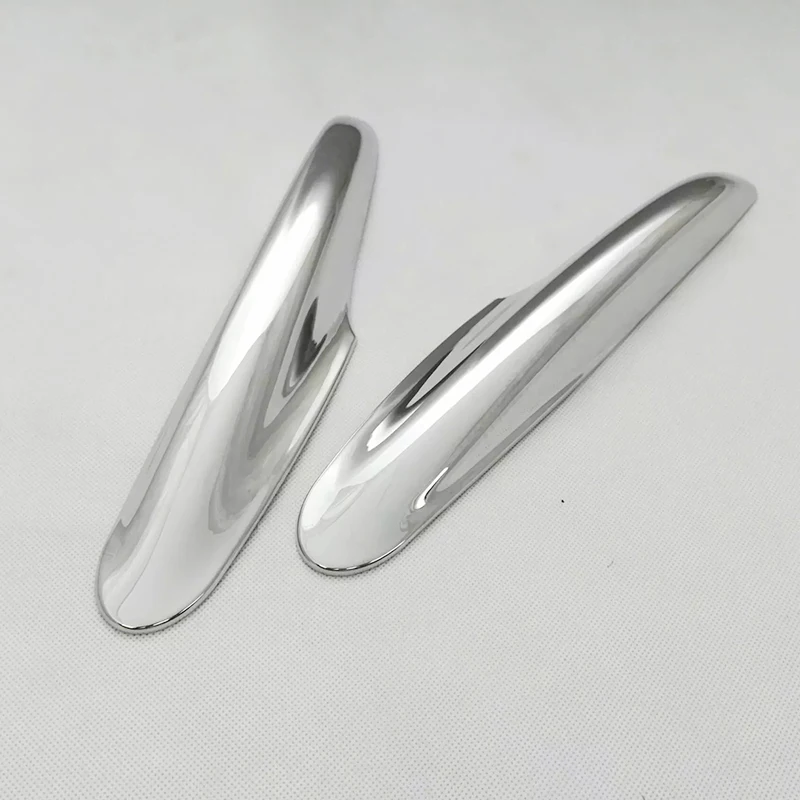 For Chevrolet CAVALIER 2017 2018 2019 ABS Chrome Car front fog lamp eyebrow frame panel Cover Trim Car Styling accessories 2pcs