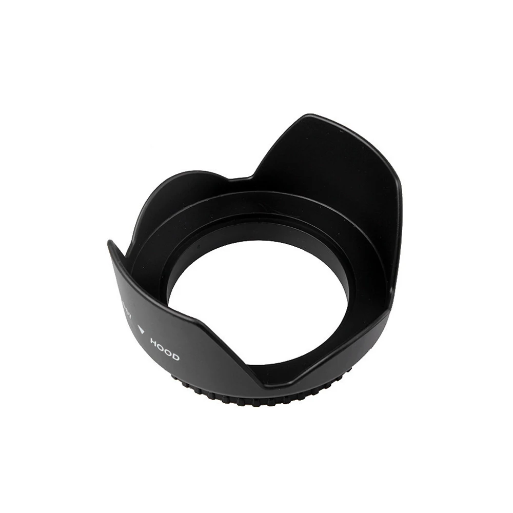 49mm - 77mm 52mm 58mm  67mm  82mm Flower Petal Tulip Lens Hood Screw Mount for Canon Nikon D3300 D5300 D5200 D5500 D3200 D7100