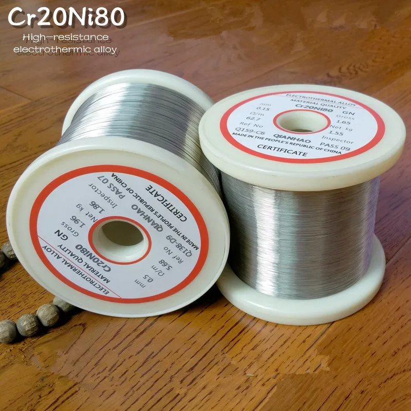 

1PCS/LOT 10meters YT2173B Nichrome wire Diameter 0.5MM-1.2MM Cr20Ni80 Heating wire Resistance wire Alloy heating yarn Mentos