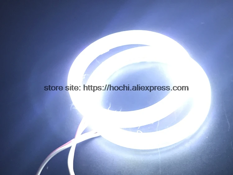 For Volvo XC70 2008 2011 2012 2014 COB Led day Light White  Cob Led Angel Eyes Ring Error Free Ultra bright