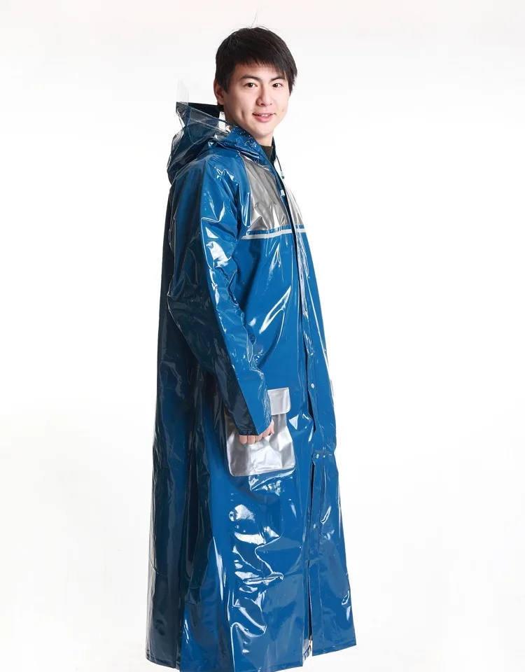 Impermeabl Raincoat Men Women Waterproof Motorcycle Bicycle Full Body Thick PVC Rain Coat Jacket Backpack Poncho With Hood