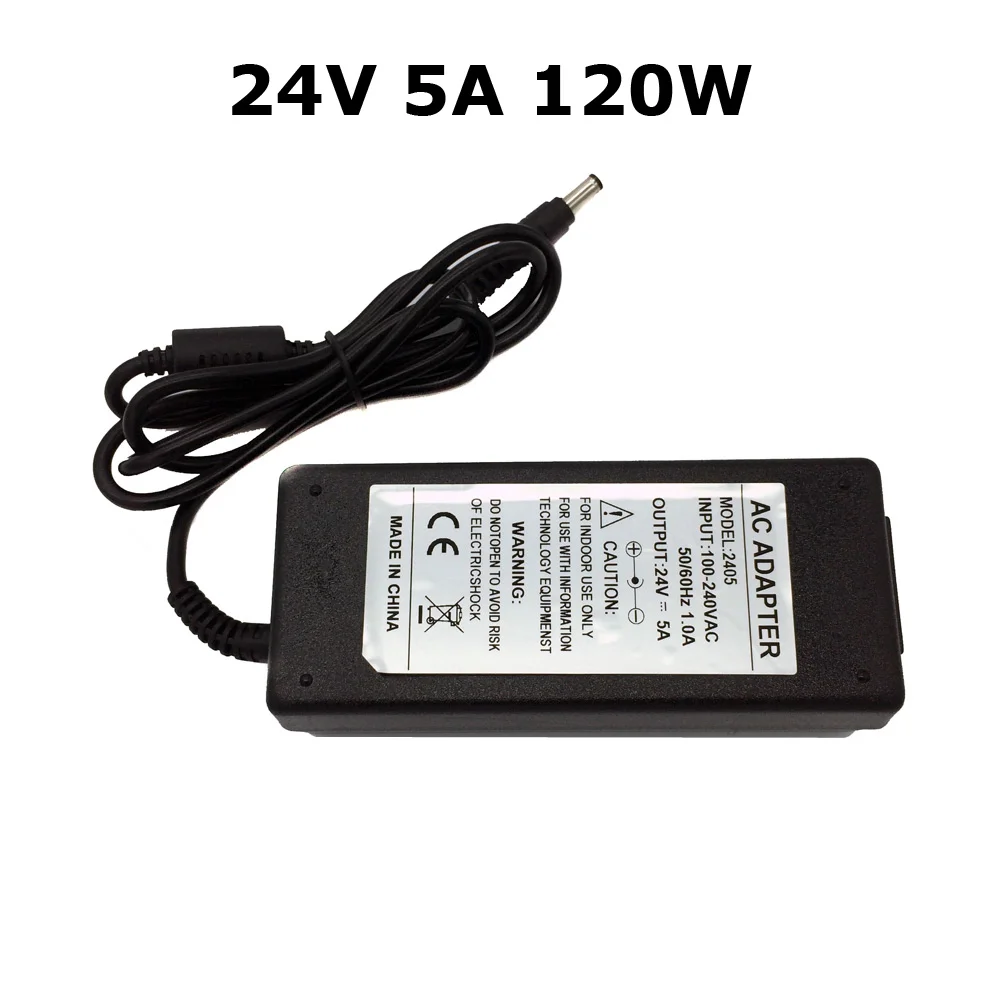 Imagem -03 - Fonte de Alimentação Dc12v 24v 12v 5a Adaptador de Alimentação 110v 220v ac para 12 Volts Transformador 10a 15a Dc24v Fonte de Alimentação para Tira Led