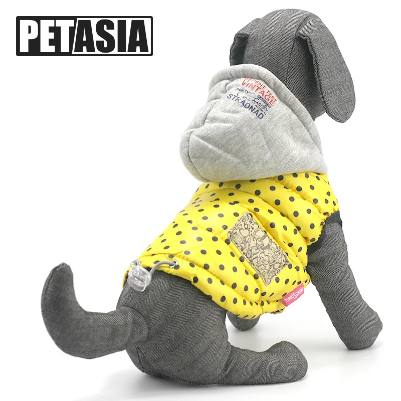 Dog Clothes Winter Pet Jacket Dogs Pets Clothing Fashion Coat Warm Waterproof Cloth Outfits For Chihuahua Bulldog Small Puppy