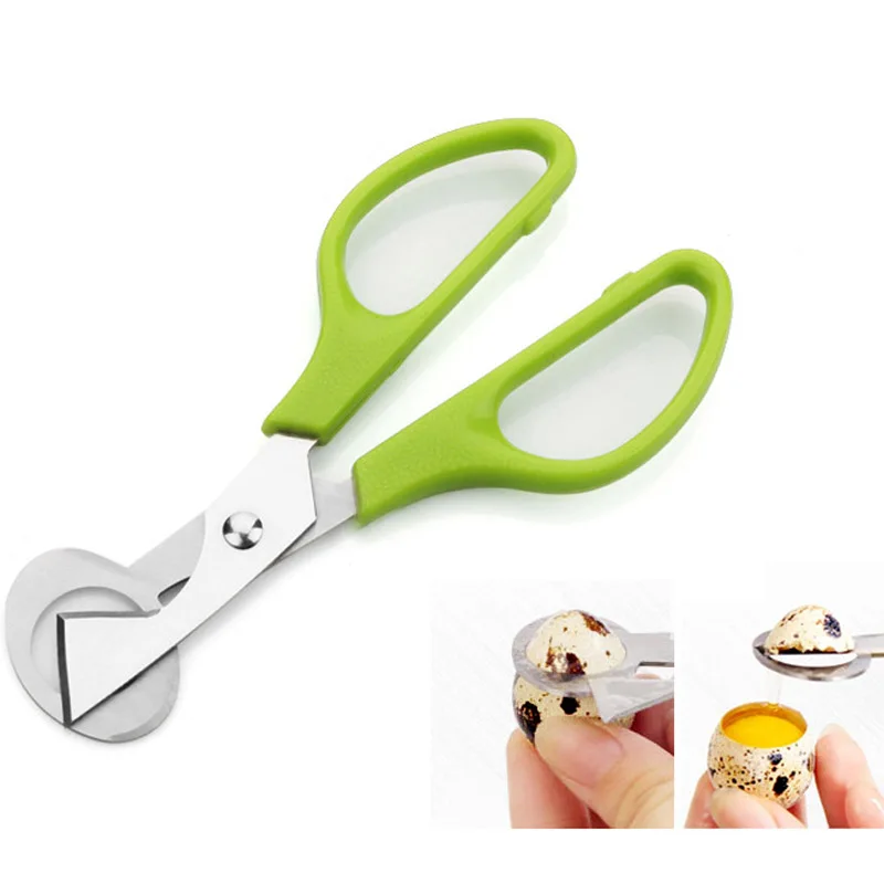 1 Pc Edelstahl Wachtelei Schere Cutter Opener Wachtel Vogel Ei Clipper Küche Werkzeuge Cracker Klinge Langlebig Zigarre Schneider