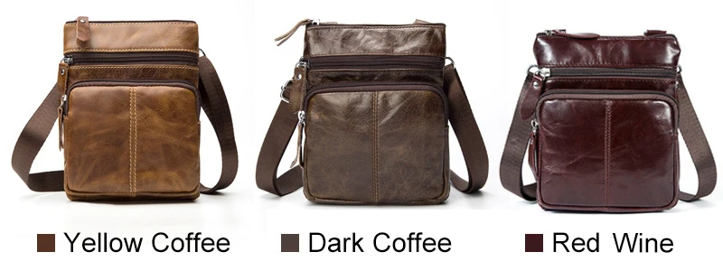 Vintage Cross Body Umhängetasche Für Männer Schulter Echtes Leder Tasche Messenger Handtasche Aktentasche Männlich Schwarz Sac EIN Haupt Bolsas 2020 – Detail 4