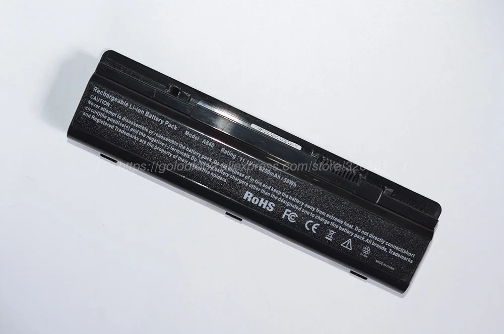 Golooloo 11.1V 4400MaH Battery for dell Vostro 1014 1015 F286H 312-0818 451-10673 F287H F287F G069H R988H A840 A860