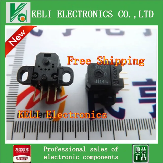 2PCS/LOT HEDS-9730#Q50 , H9730-Q50 , H9730 DIPER4 Small Optical Encoder Modules Digital Output AVAGO