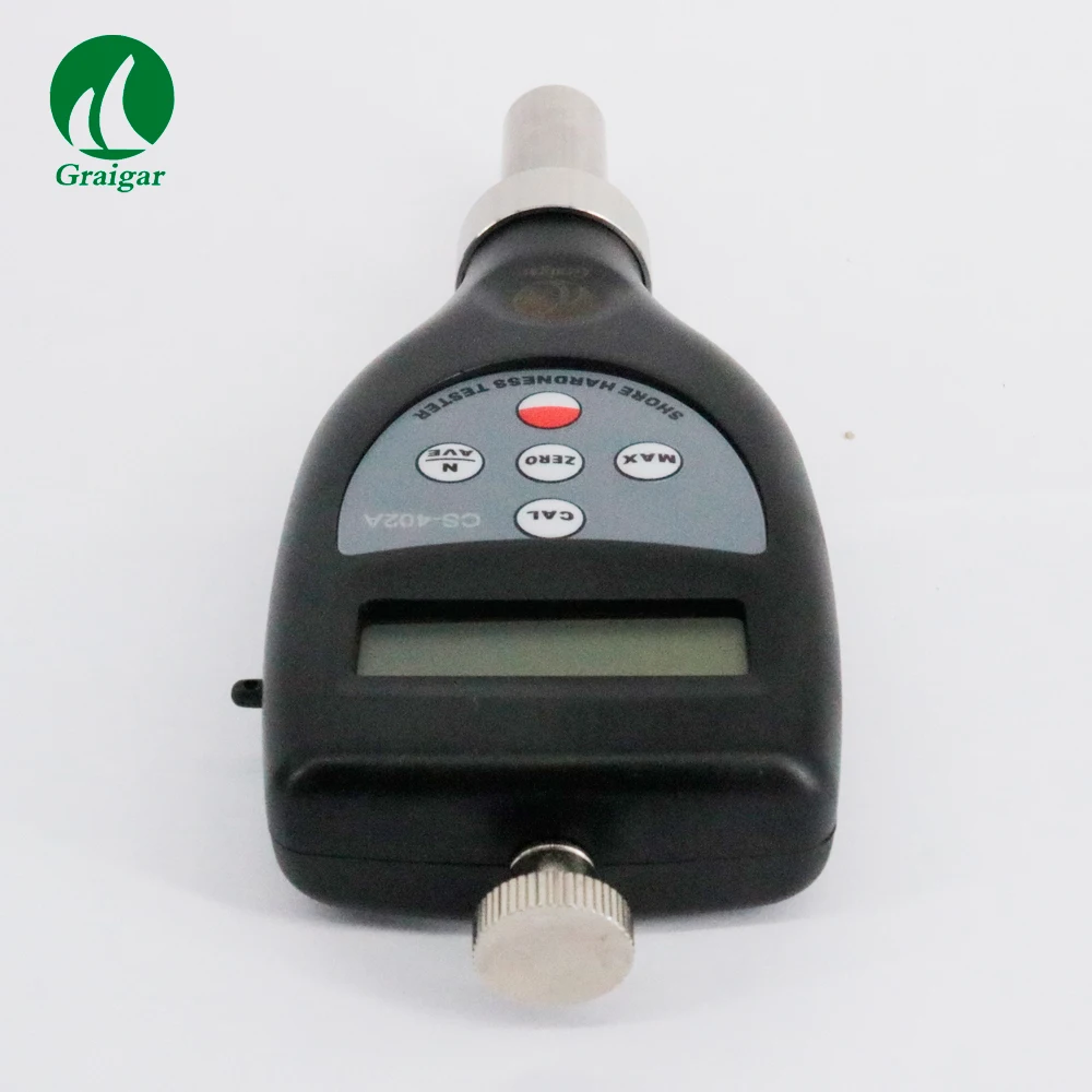 Probador de dureza CS-402A, goma tipo A de 10 ~ 90 HA, elastómeros de cuero y materiales similares para Kit de bloques de prueba de durómetro