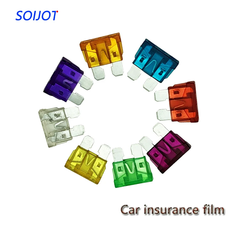 10pcs Assorted Medium Blade Fuses Fuse Refitted Special 5A 10A 15A 20A 25A 30A 40A  For Auto Car Truck