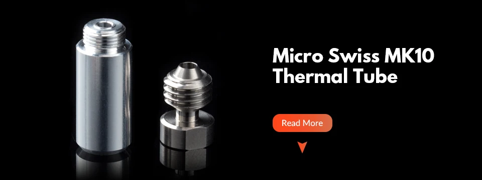 C Thermoröhre & Wärmeleitpaste für Superhochwertige Micro Swiss MK10 All-Metal Hotend Kits, Swiss Hotend Kit, 3D-Drucker-Kit – Detail 1