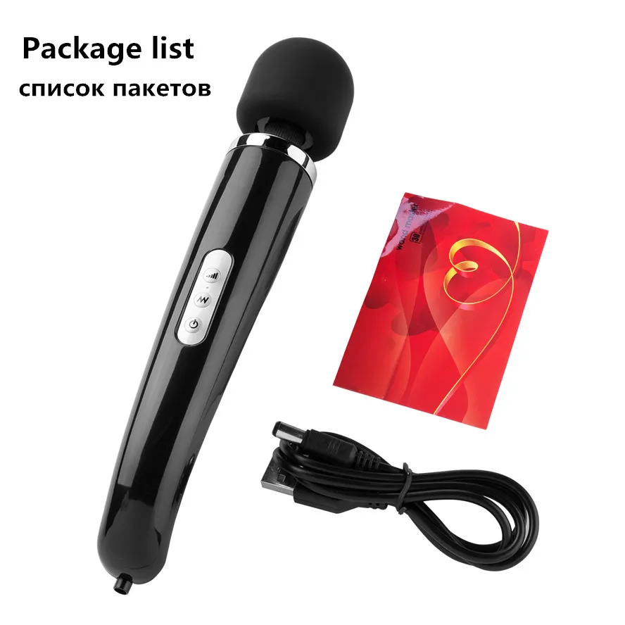 جهاز تدليك العصا السحرية للنساء ، سرعة 30 ، منتج جنسي ضخم ، هزاز قوي ، محفز البظر ، تدليك الجسم ، لعبة الجنس #5