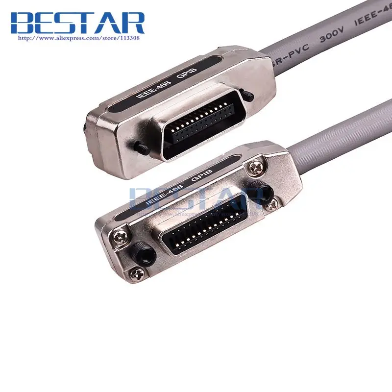 

IEEE488 Cable IEEE 488 High Speed Transmission Gpib Line IEEE-488 GPIB Bus Interface Cable 0.5m 1m 1.5m 2m 3m 5m 10m