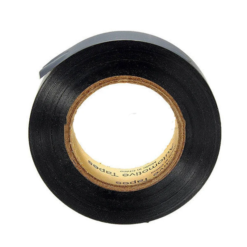 1 Roll Black PVC Electrical Flame Retardent Insulation Adhesive Tape 17mm*25m