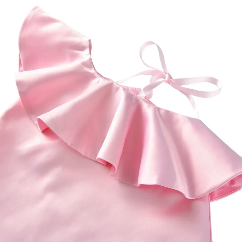 Infant Dresses Pink Suspenders Dress Pink Princess Dress Christening Gowns 1 Year Birthday Party And Wedding Girls Clothing