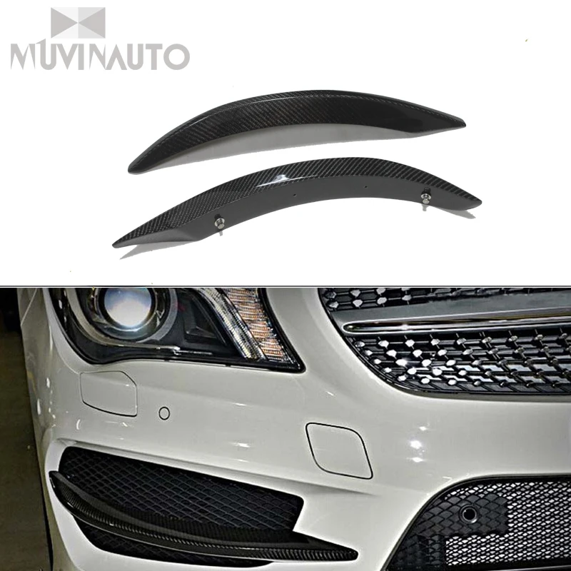 Carbon Fiber for mercedes Benz CLA W117 C117 CLA200 CLA220 260 Sedan Rear bumper Splitters diffuser Trim Standard Only 2013-2015