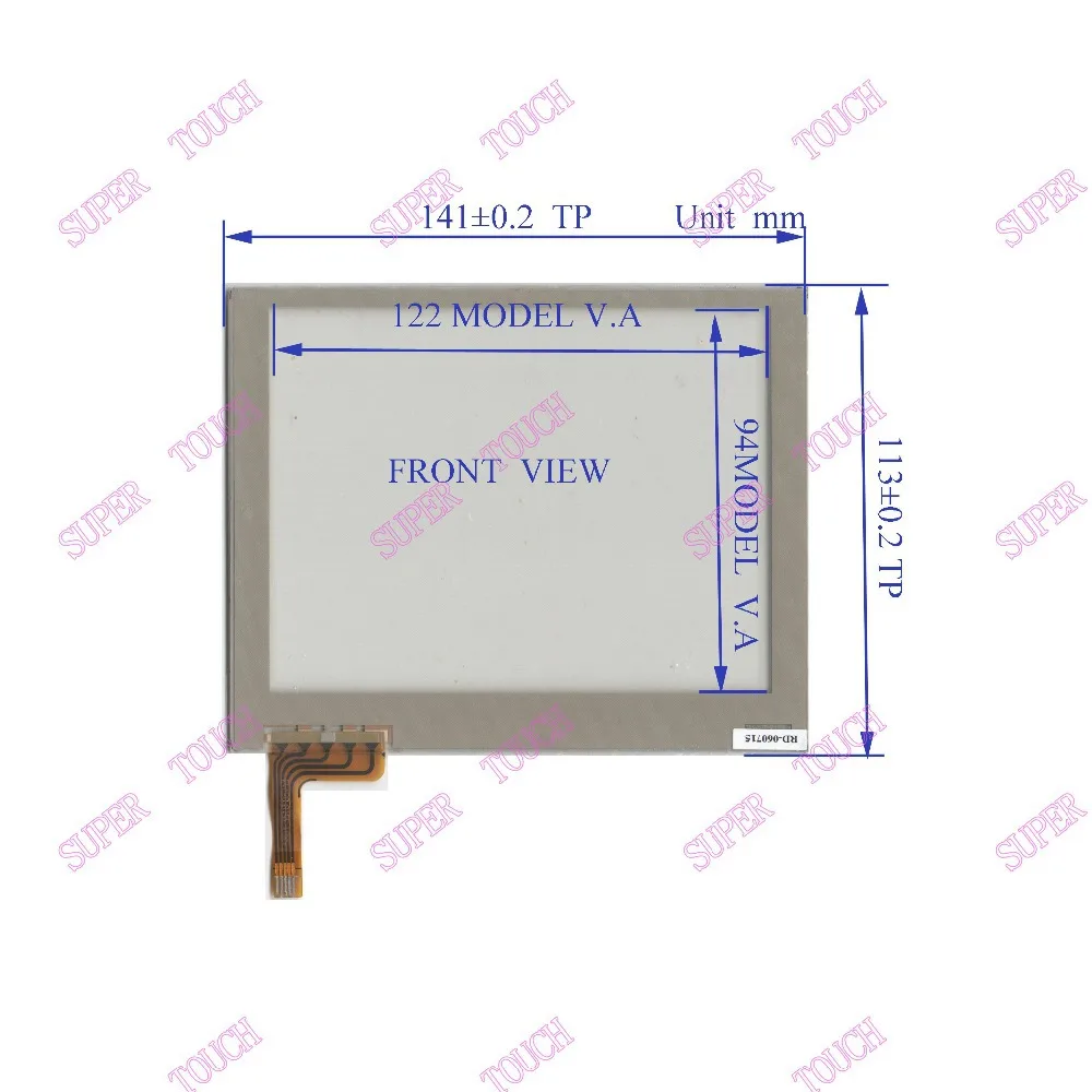 

ZhiYuSun POST 5.7 inch four wire resistive Touch Screen touch 141*113 screen GPS navigation TR5-057F-11