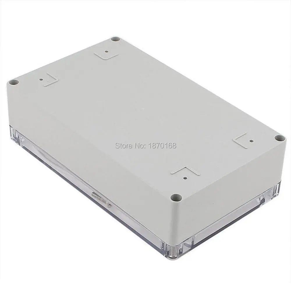 200mmx120mmx56mm Transparent Cover Waterproof Junction Box Connecting Box Enclosure