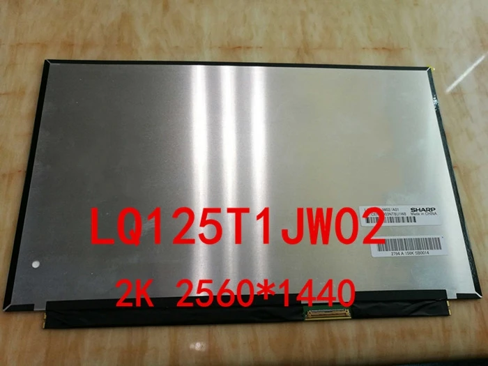 LQ125T1JW02 12.5 inch lcd screen 2K 2560*1440