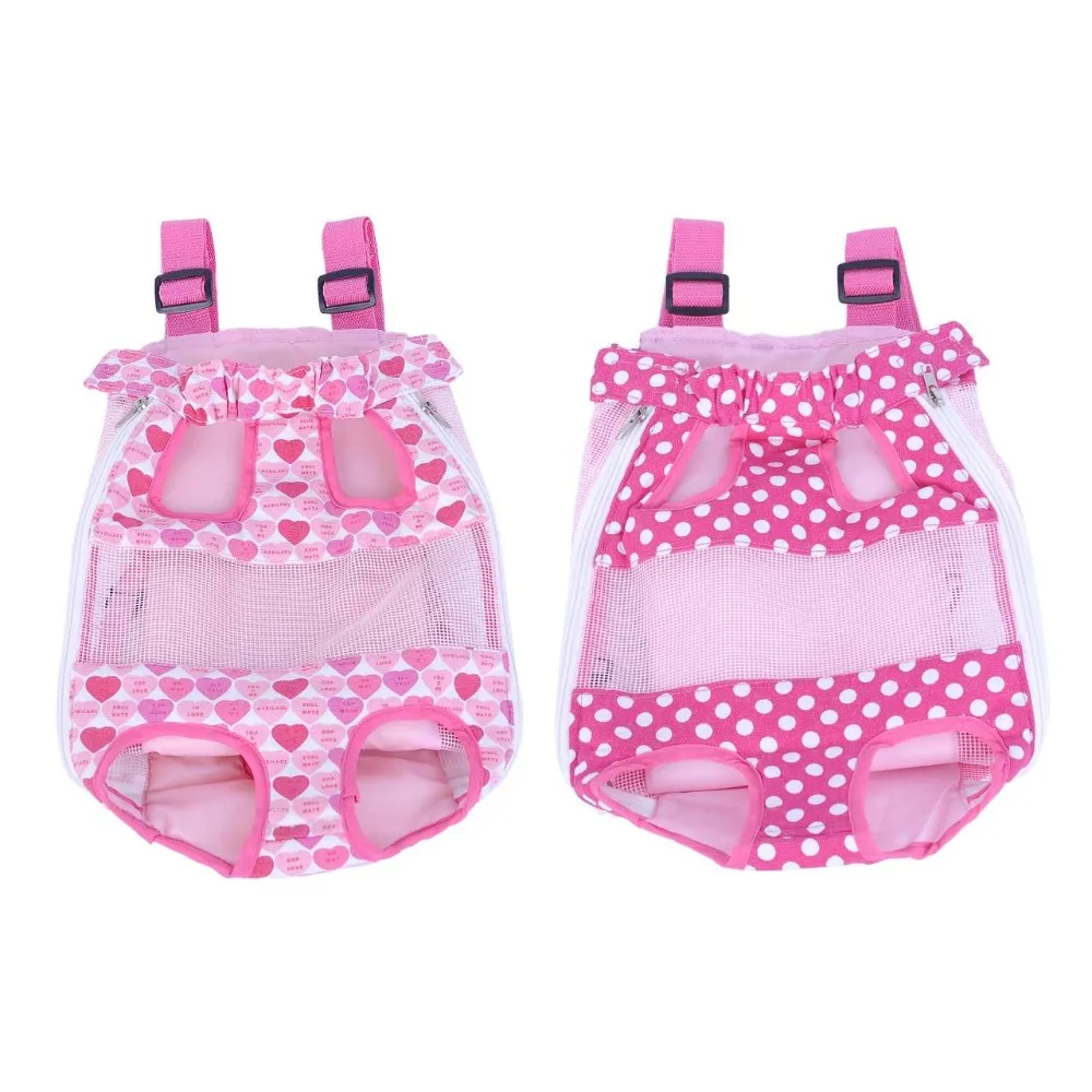 

Travel Dog Backpack Breathable Dog Carrier Fashion Red color pet bags shoulder pet puppy carrier